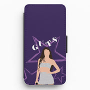 Dark Purple Olivia Flip / Wallet Phone Case 1