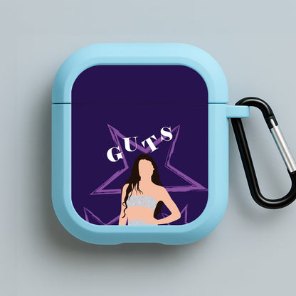 Dark Purple Olivia Blue AirPods Case