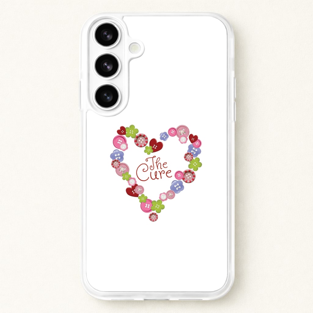 Button Heart Phone Case - Galaxy S26