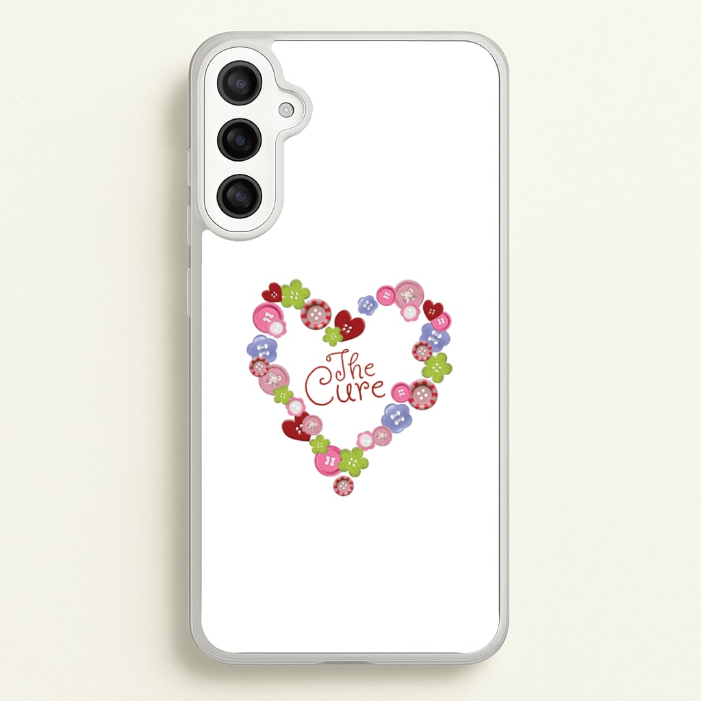 Button Heart Phone Case - Galaxy A36
