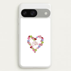 Button Heart Phone Case - Google Pixel 9 / 9 Pro