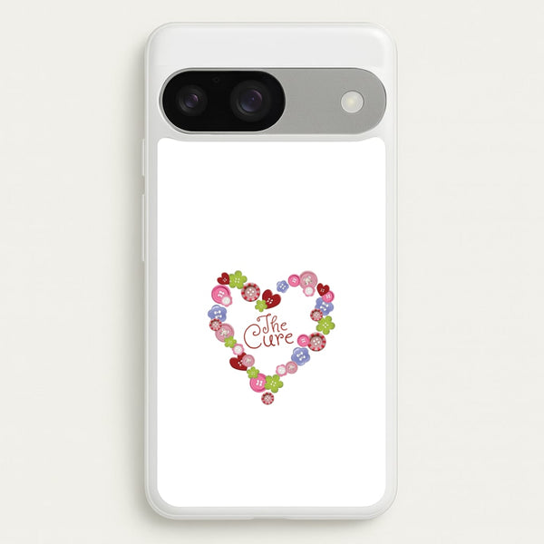 Button Heart Phone Case - Google Pixel 9 / 9 Pro