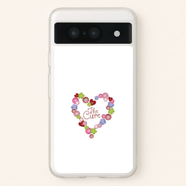 Button Heart Phone Case - Google Pixel 8