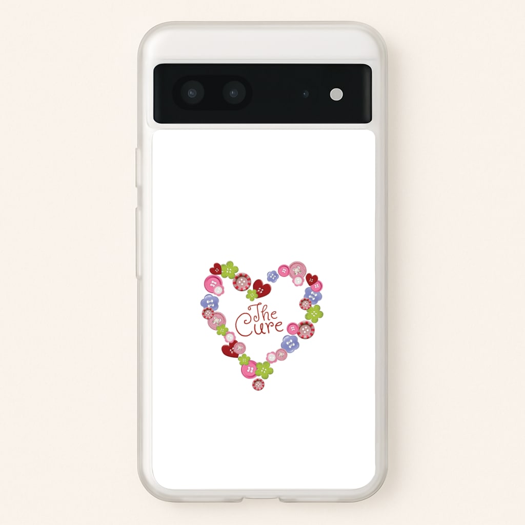 Button Heart Phone Case - Google Pixel 7