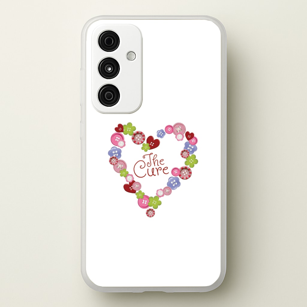 Button Heart Phone Case - Galaxy A35