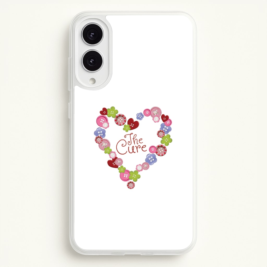 Button Heart Phone Case - Galaxy S25 Edge