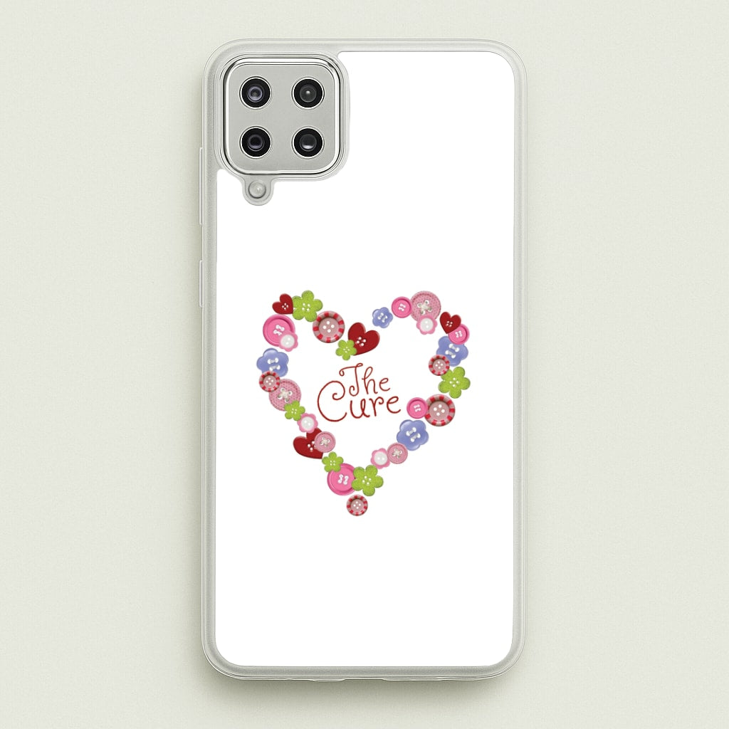 Button Heart Phone Case - Galaxy A12