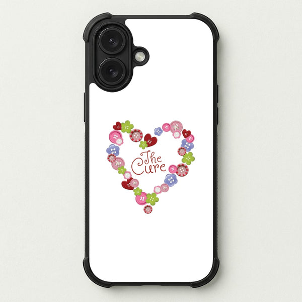 Button Heart Phone Case — Bumper case