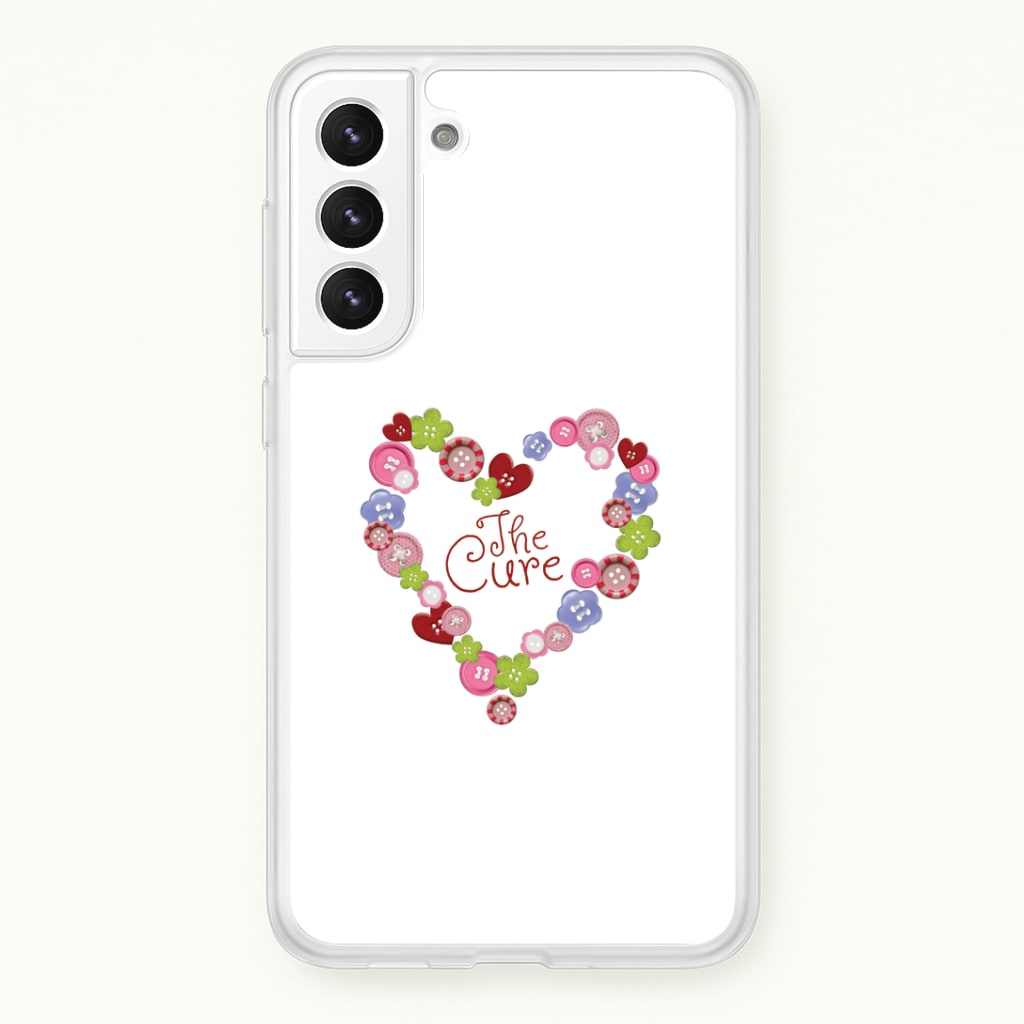 Button Heart Phone Case - Galaxy S22