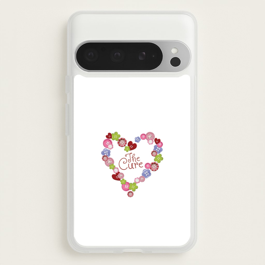 Button Heart Phone Case - Google Pixel 9 Pro XL