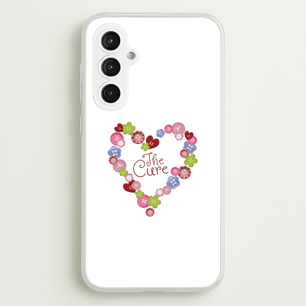 Button Heart Phone Case - Galaxy S23FE