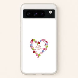 Button Heart Phone Case - Google Pixel 8 Pro