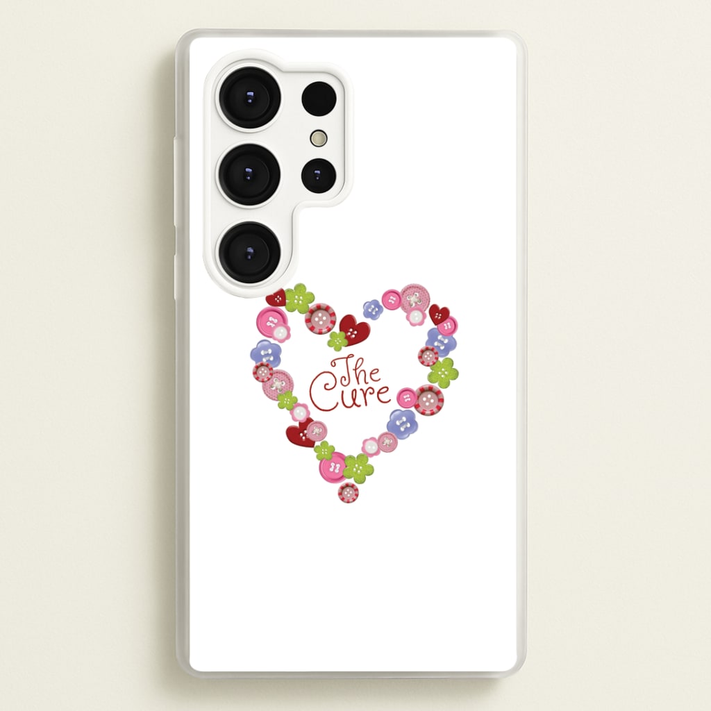 Button Heart Phone Case - Galaxy S25 Ultra