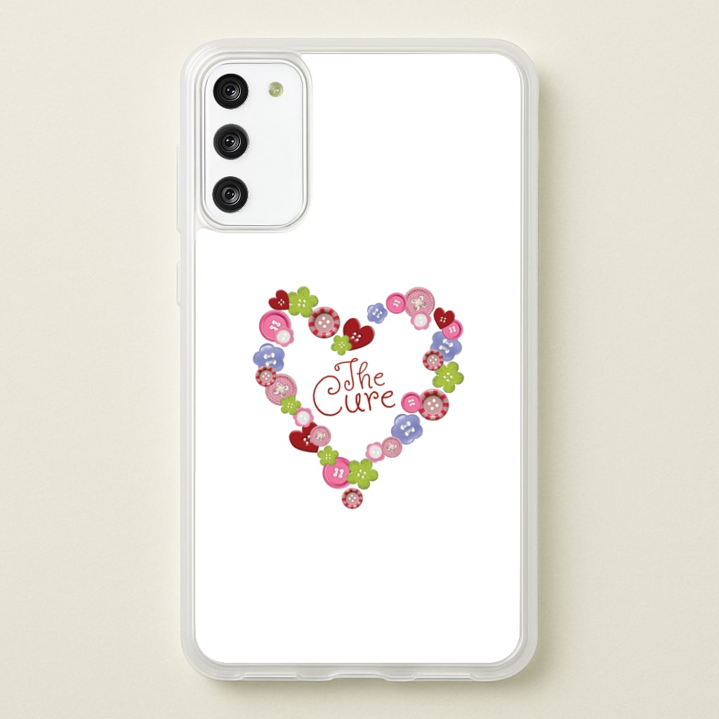 Button Heart Phone Case - Galaxy S20FE