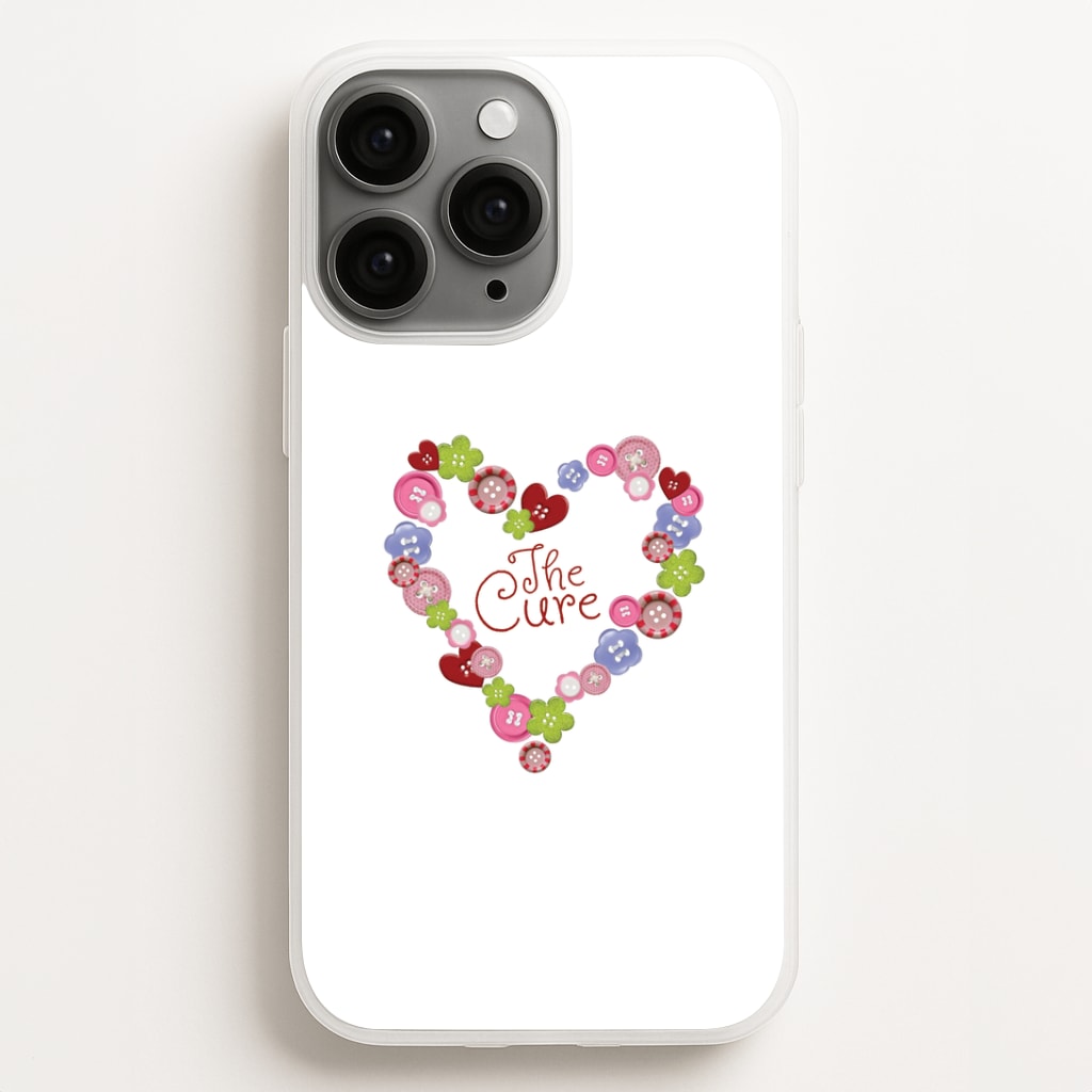 Button Heart Phone Case - iPhone 16 Pro Max