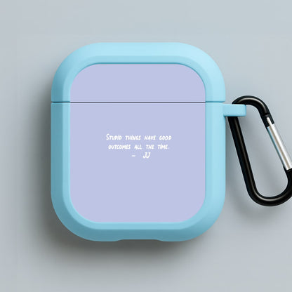 Stupid Things Have Good Outcomes - Outer Banks Blue AirPods Case