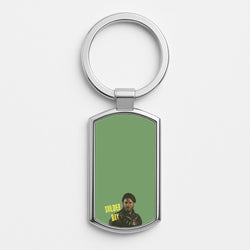Soldier Boy Silver Keyring