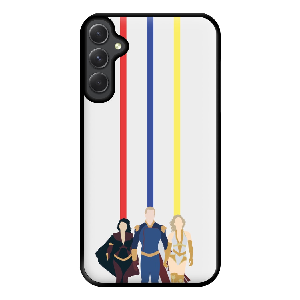 The Three Lines Phone Case for Galaxy A34