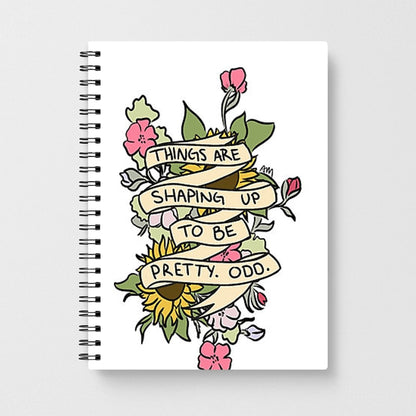 Things are Shaping up to be Pretty Odd Notebook - Fun Cases