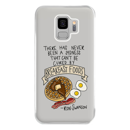 Breakfast Foods - Parks Phone Case for Galaxy S9 Plus