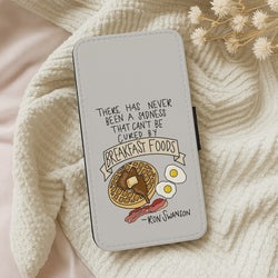 Breakfast Foods - Parks Flip Wallet Phone Case