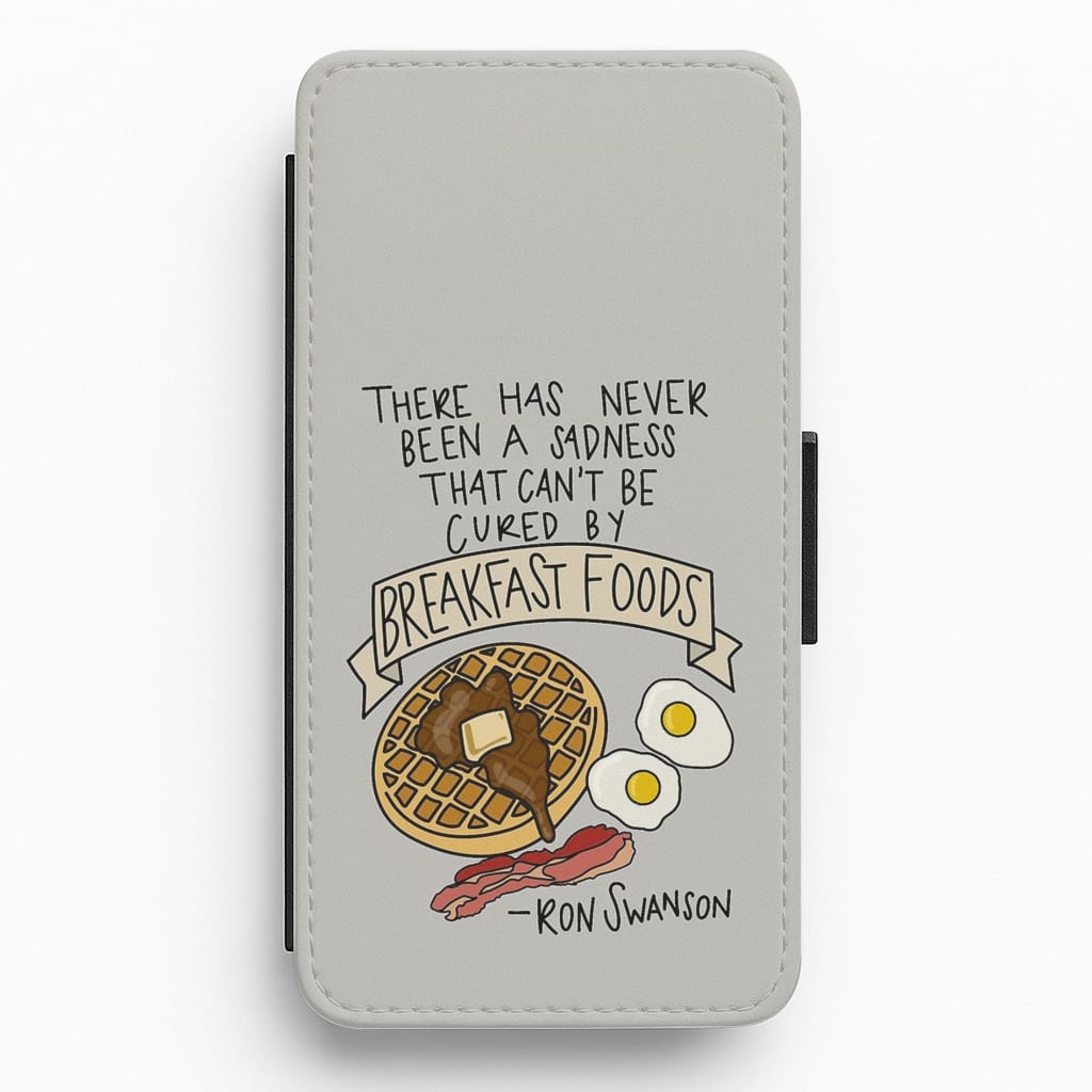Breakfast Foods - Parks Flip Wallet Phone Case