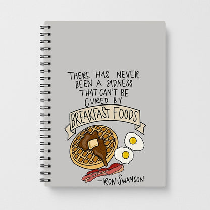 Breakfast Foods - Parks and Recreation Notebook - Fun Cases