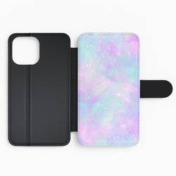 Pastel Galaxy Flip Phone Case