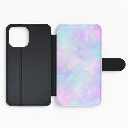 Pastel Galaxy Flip Phone Case