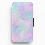 Pastel Galaxy Flip / Wallet Phone Case
