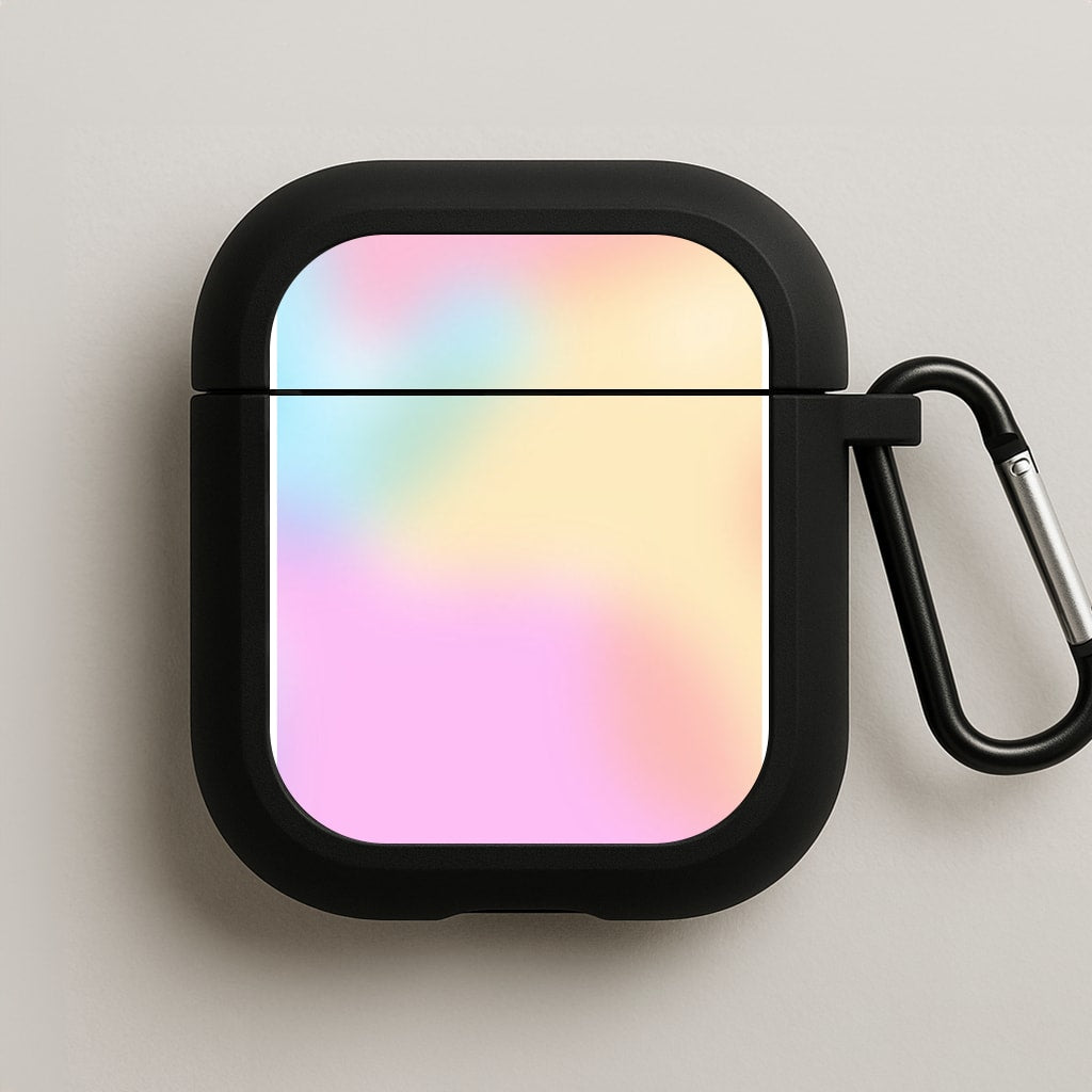 Pastel Clouds Pattern AirPods Case
