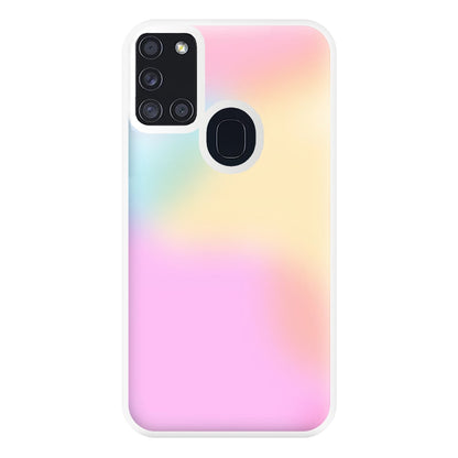 Pastel Clouds Pattern Phone Case for Galaxy A21s