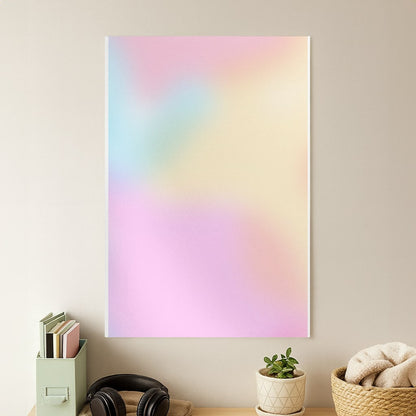 Pastel Clouds Pattern Poster