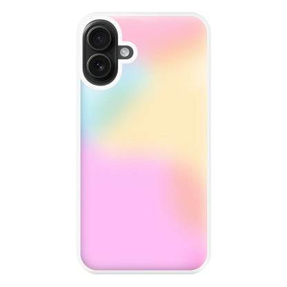 Pastel Clouds Pattern Phone Case for iPhone 16 Plus