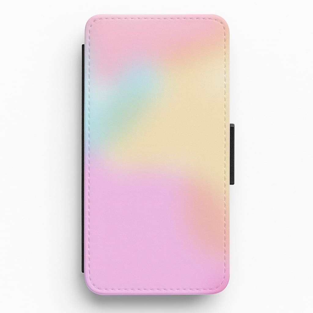 Pastel Clouds Pattern Flip / Wallet Phone Case