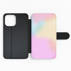 Pastel Clouds Pattern Flip Phone Case