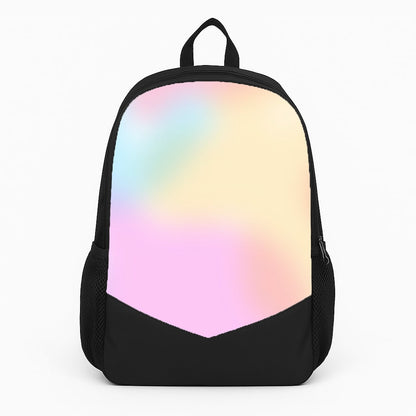 Pastel Clouds Pattern Large Backpack