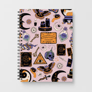 Pastel Occult Sticker Collage Notebook 1