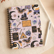 Pastel Occult Sticker Collage Notebook 3