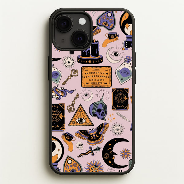 Pastel Occult Sticker Collage Phone Case - iPhone 13 Mini / Standard