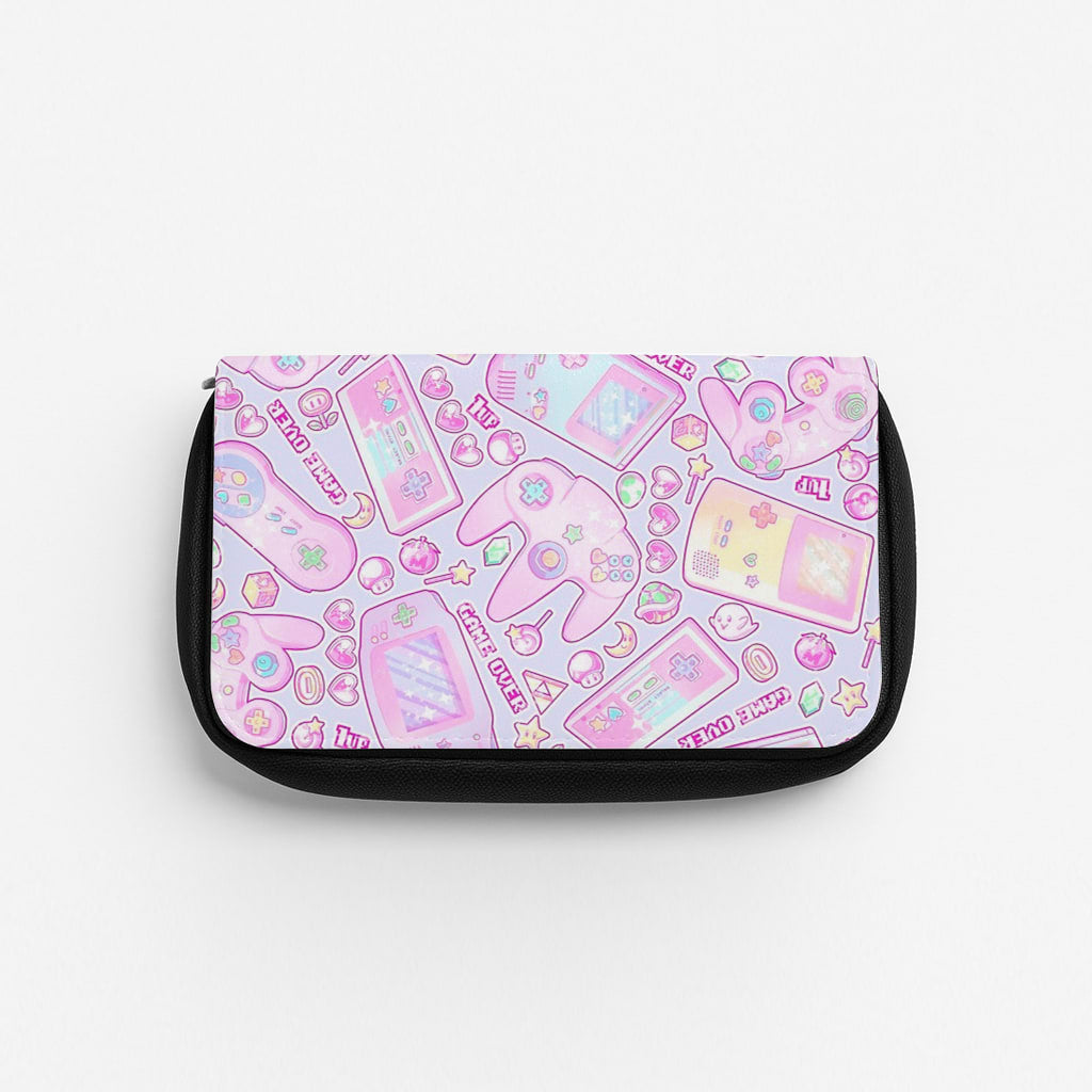Power Up, Gaming Pattern Pencil Case