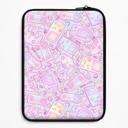 Power Up, Gaming Pattern Universal Laptop Sleeve