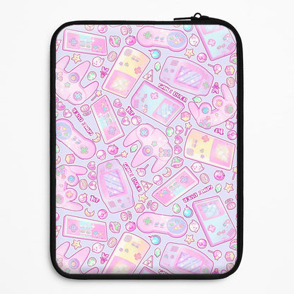 Power Up, Gaming Pattern Universal Laptop Sleeve