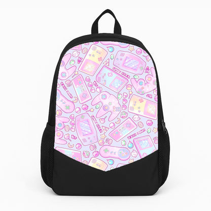 Power Up, Gaming Pattern Large Backpack