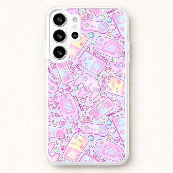 Power Up, Gaming Pattern Phone Case for Galaxy S26 Ultra