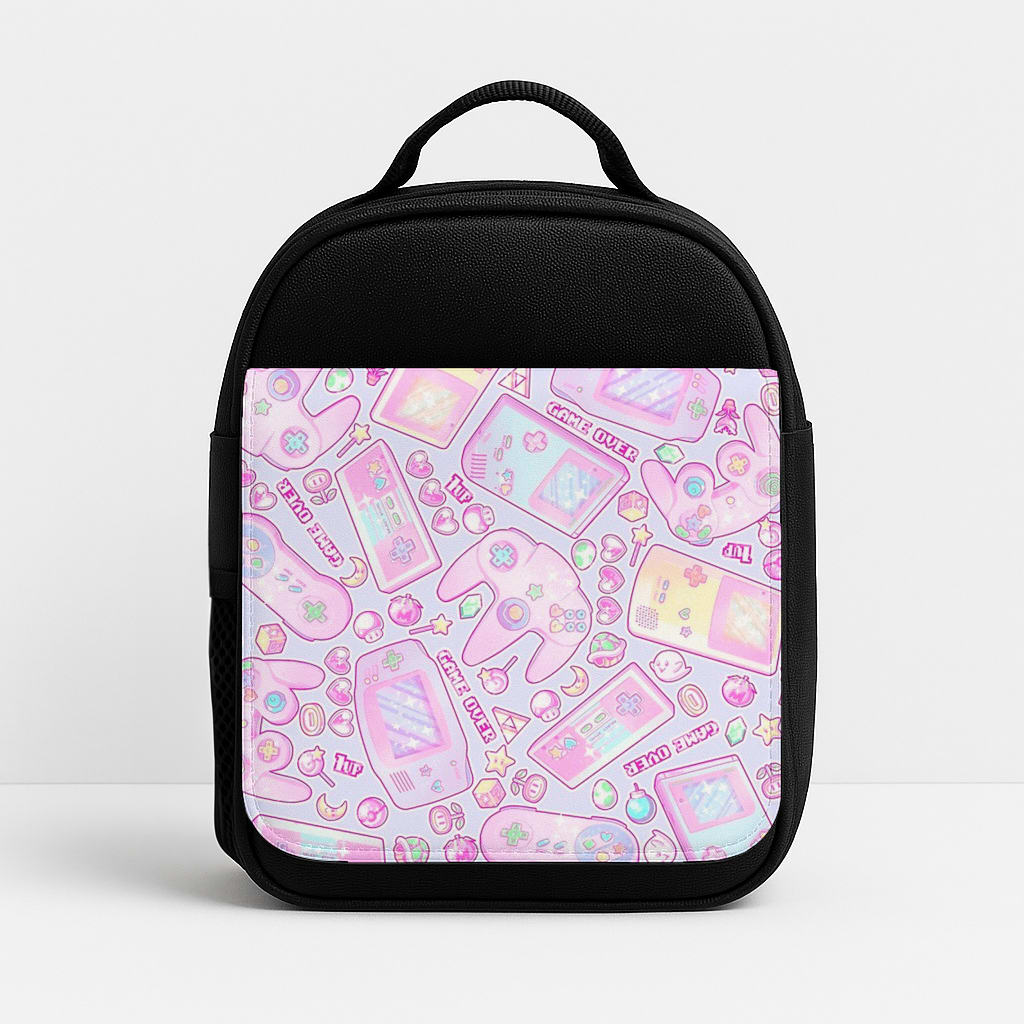 Power Up, Gaming Pattern Lunchbox