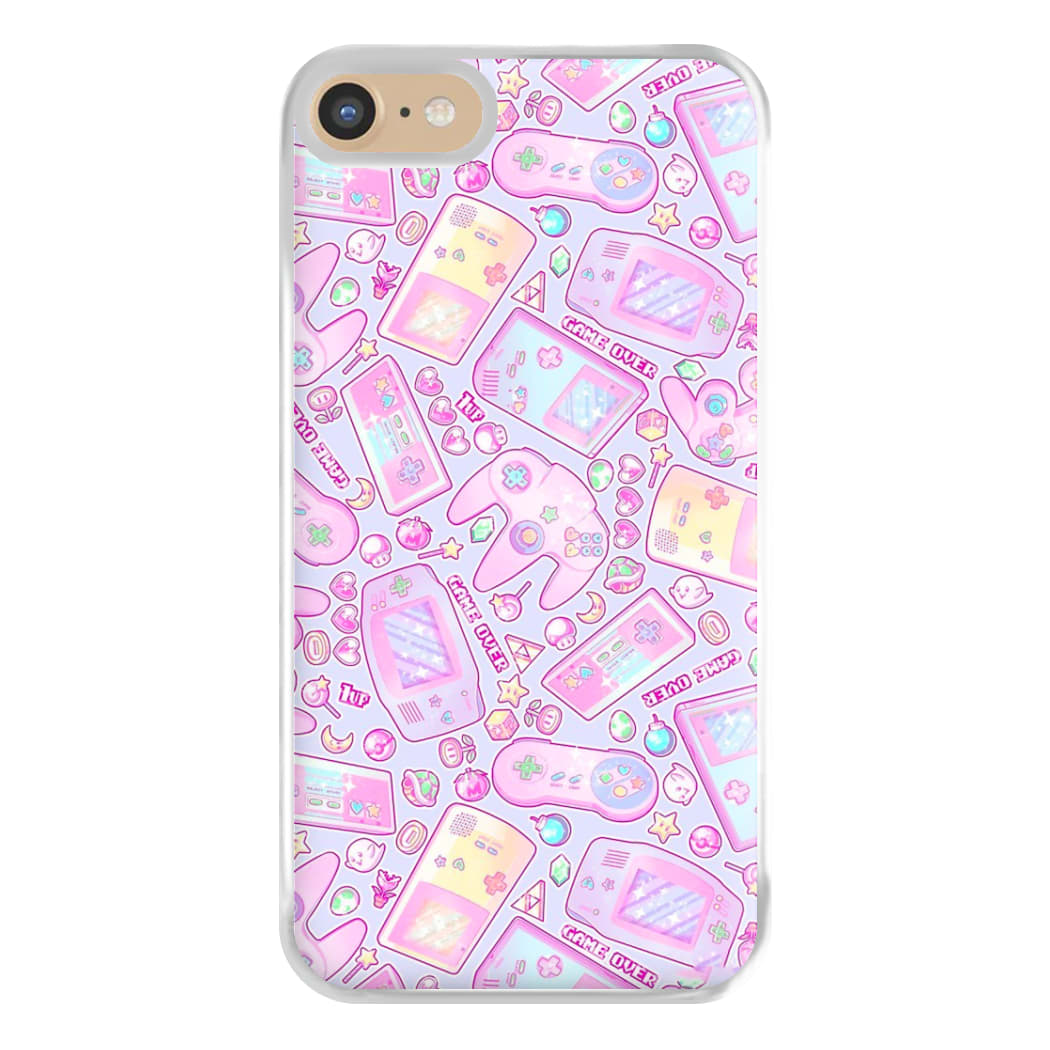 Power Up, Gaming Pattern Phone Case for iPhone 6 / 7 / 8 / SE