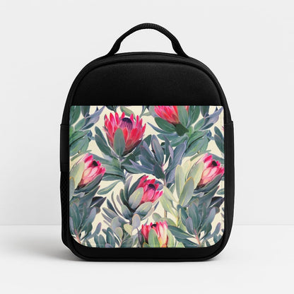 Painted Protea Pattern Insulated Lunchbox