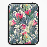 Painted Protea Pattern Laptop Sleeve 1