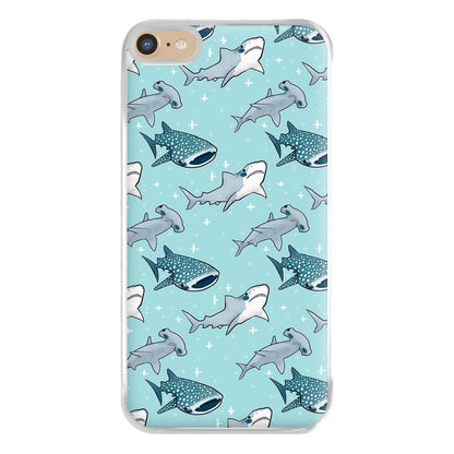 Shark Pattern Phone Case for iPhone 6 Plus / 7 Plus / 8 Plus